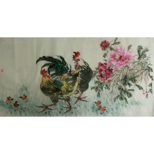 艺术品图片：艺术家王长泉国画作品名称《【情浓】作者王长泉》价格386.00 元