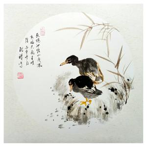 艺术品图片：艺术家张清永国画作品名称《【荷塘景色】》价格858.00 元