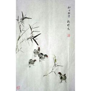 艺术品图片：艺术家张清永国画作品名称《【他日相呼】作者》价格958.00 元