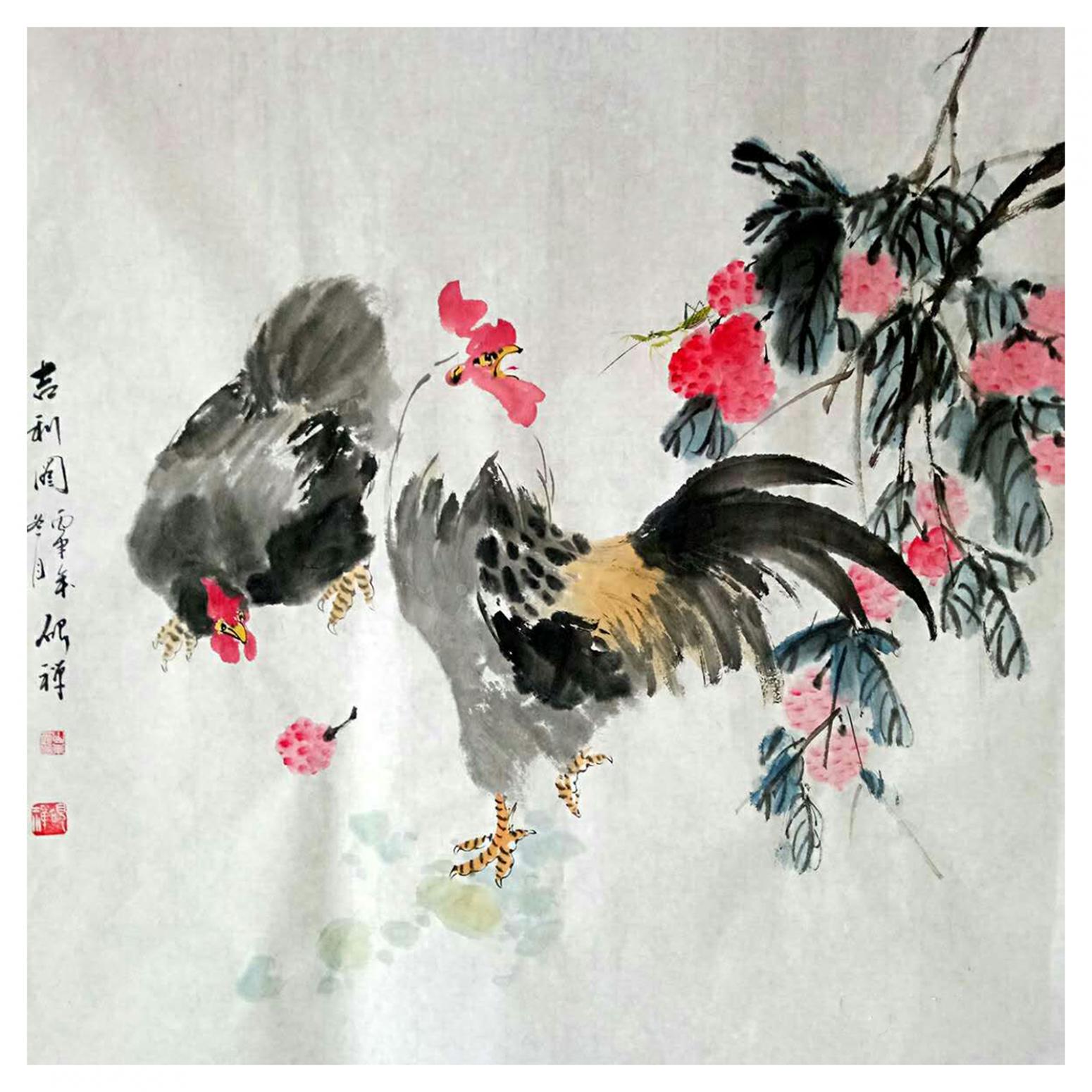 张清永国画作品《【吉利图】》