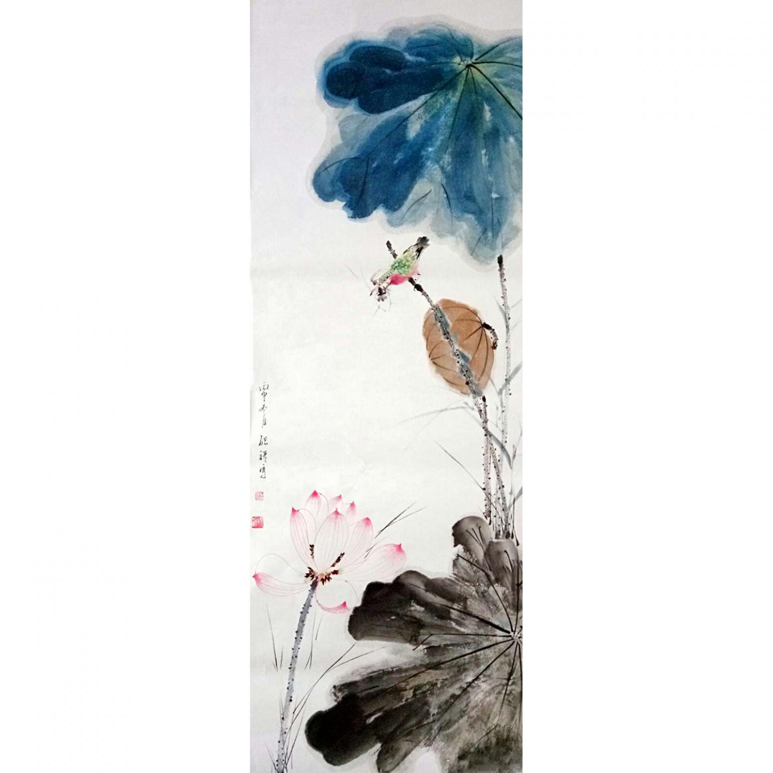 张清永国画作品《【荷塘美景1》