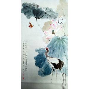 艺术品图片：艺术家张清永国画作品名称《【荷塘美景3】》价格1258.00 元