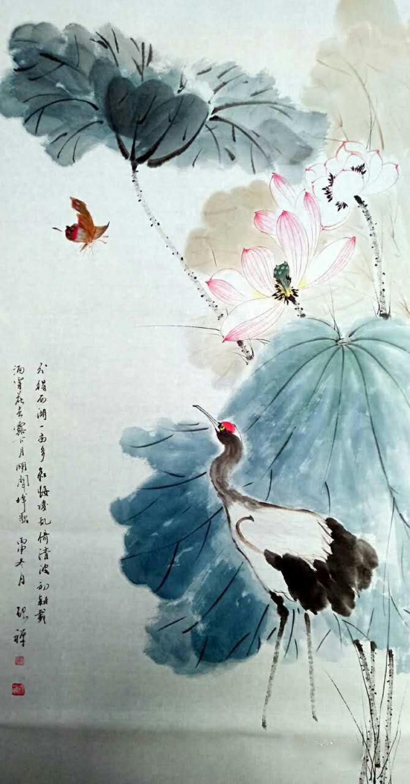 张清永国画作品《【荷塘美景3】》【图0】