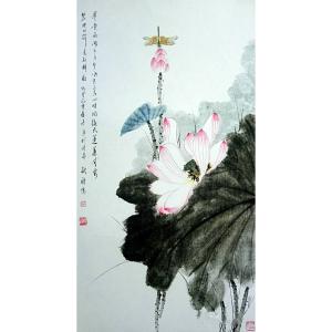 艺术品图片：艺术家张清永国画作品名称《【婷婷玉立】‘》价格858.00 元