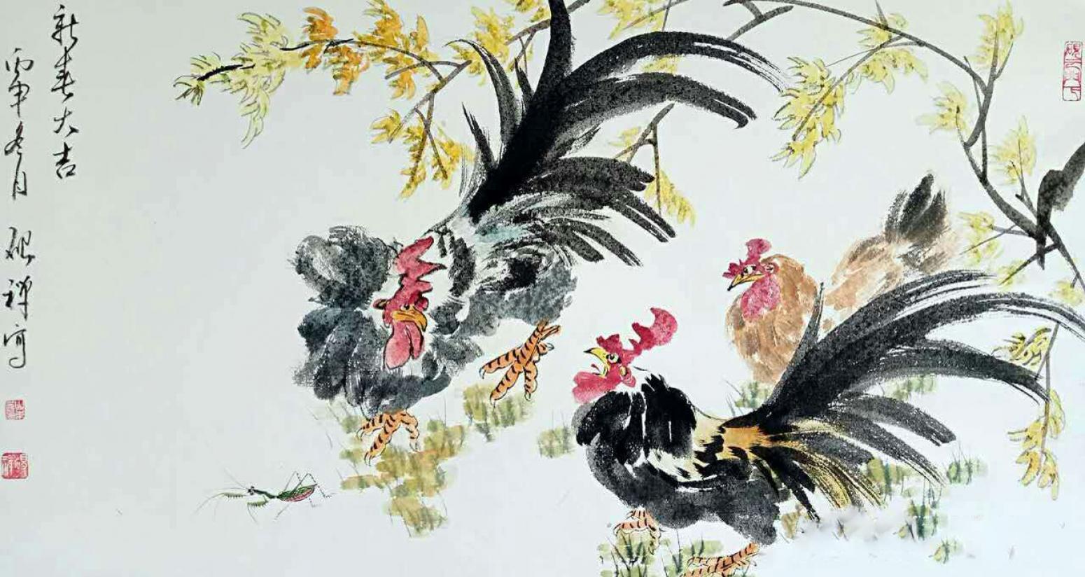 张清永国画作品《【新春大吉】》【图0】