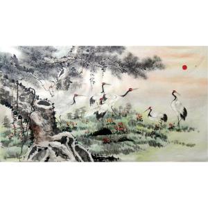 艺术品图片：艺术家高锐锋国画作品名称《【仙鹤1】作者高锐锋》价格258.00 元