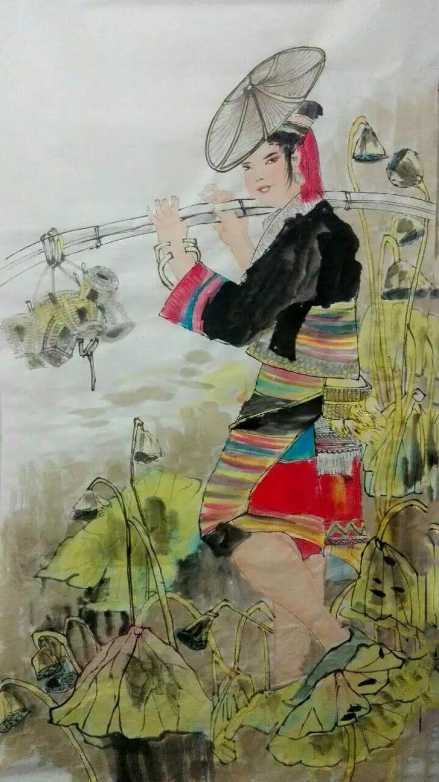 高锐锋国画作品《【人物5】作者高锐锋》【图0】