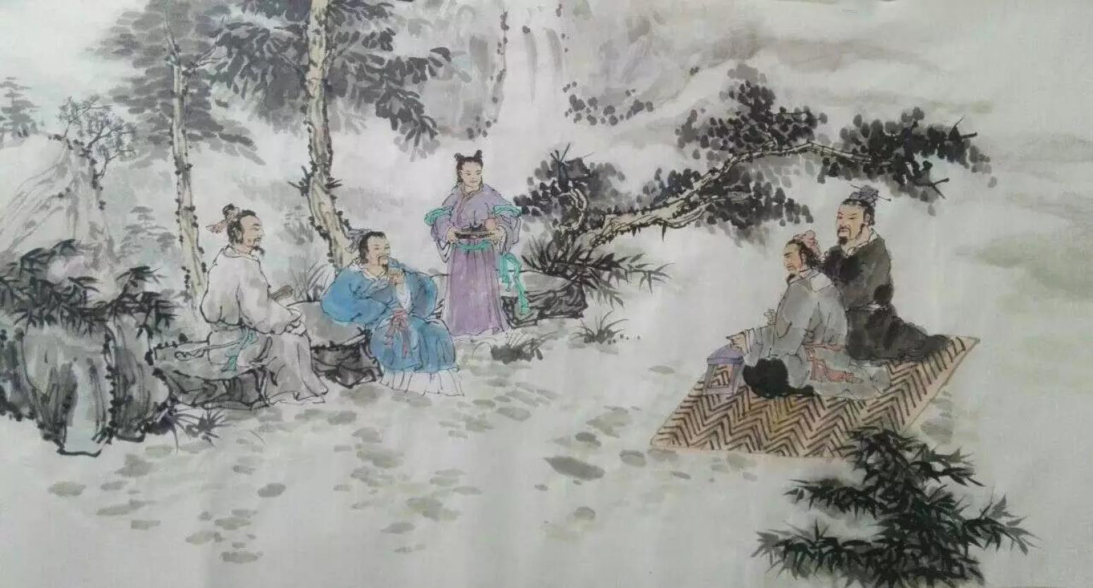 高锐锋国画作品《【相聚3】作者高锐锋》【图0】