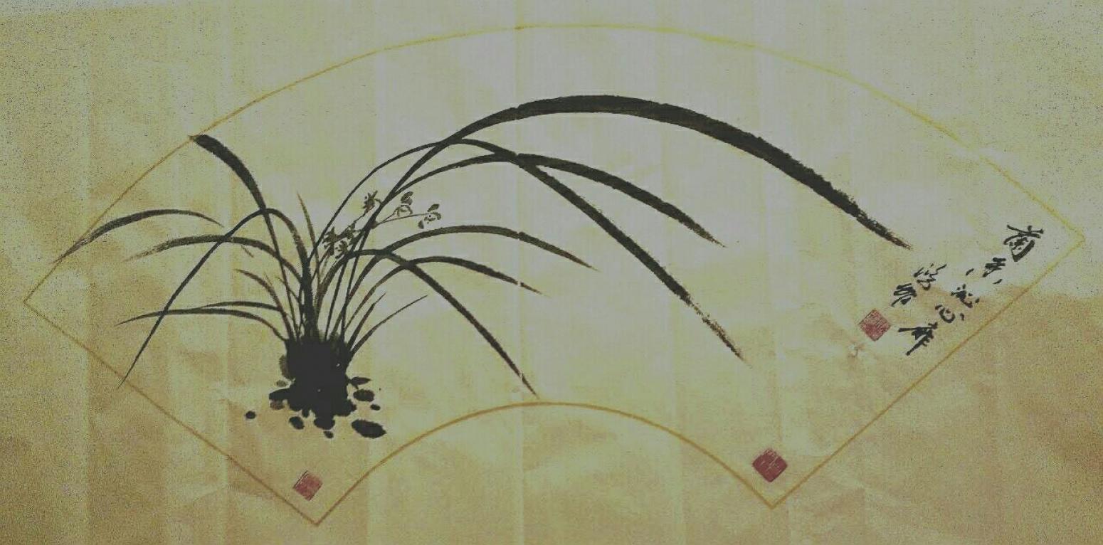 张鸿智国画作品《【兰香沁心扉】作者张鸿智》【图0】