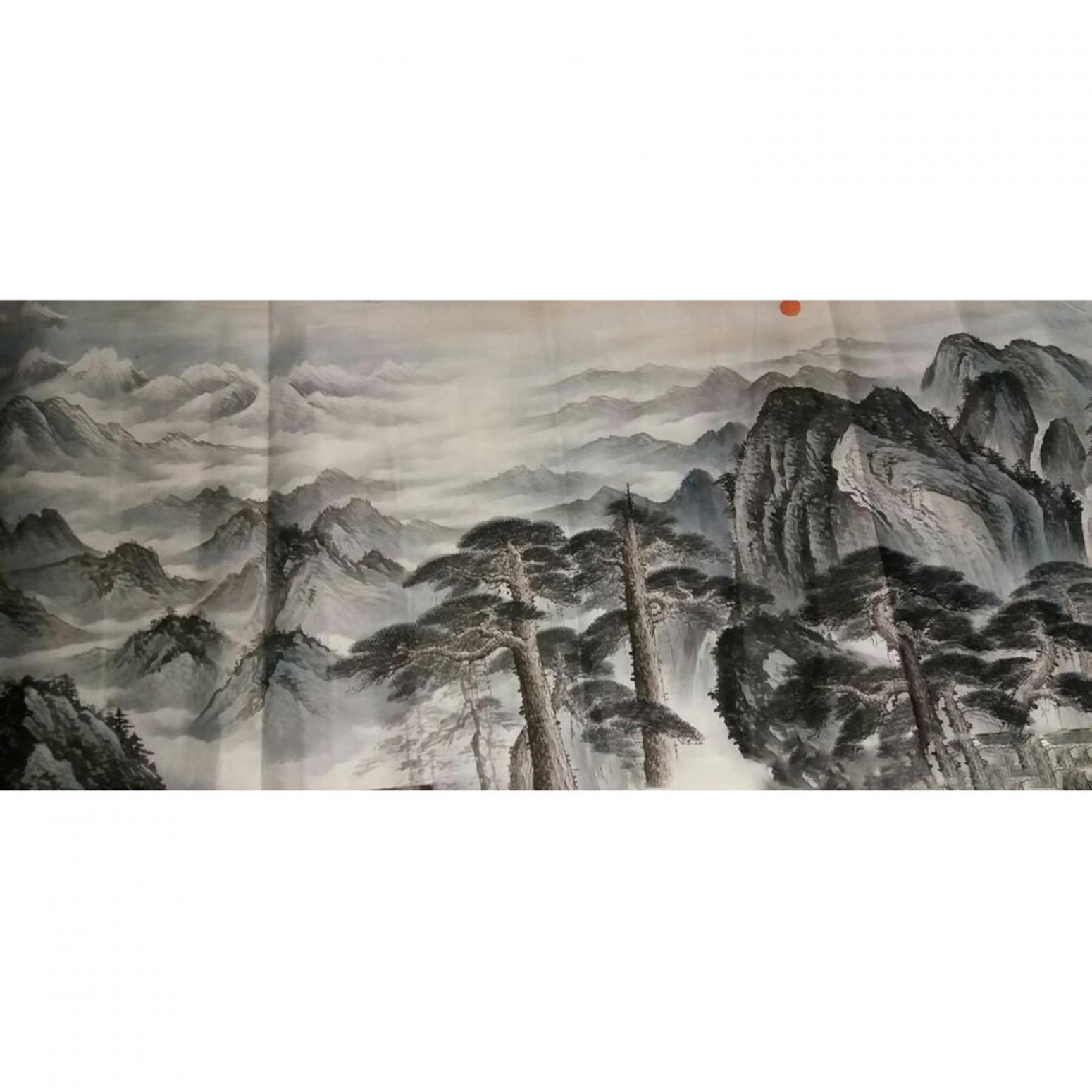 黎才国画作品《【山水1】作者黎才》