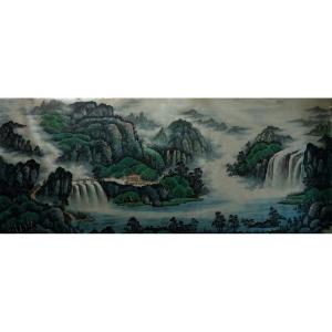 韦杰球国画作品《【高山流水60】作者韦杰球》价格720.00元