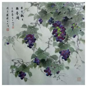 卢士杰国画作品《【秋日胜春潮】作者卢士杰》价格1200.00元