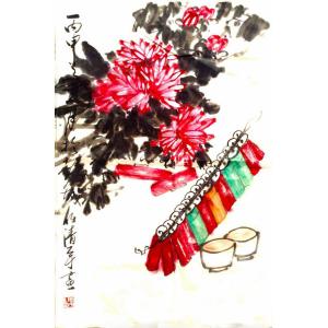 任清宇国画作品《【水墨画4】作者任清宇》价格3850.00元