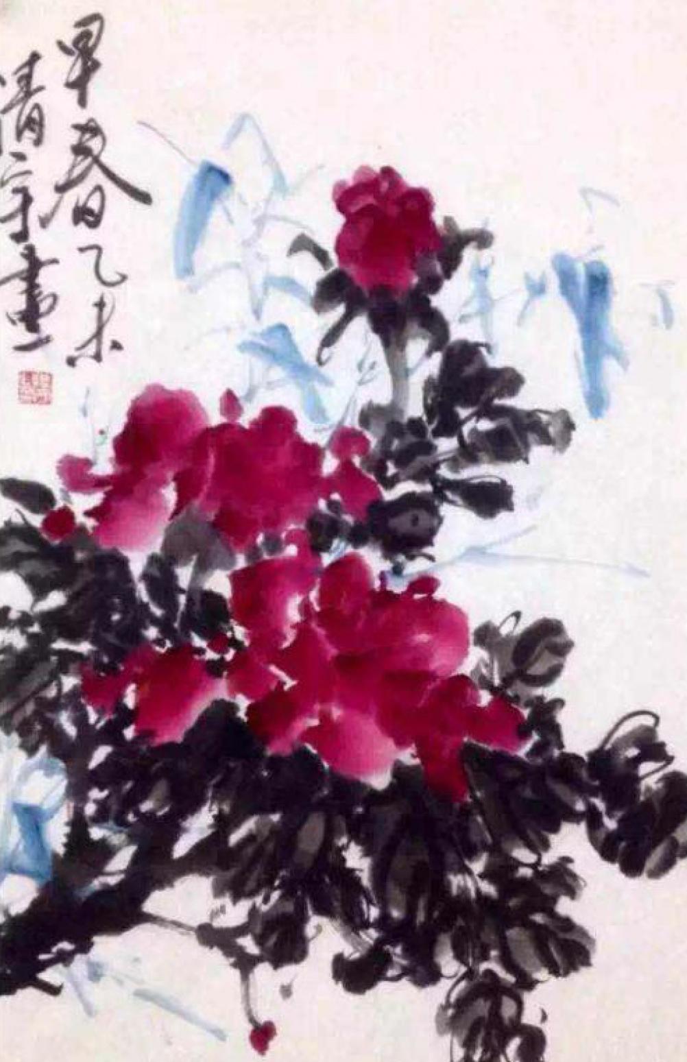 任清宇国画作品《【早春】作者任清宇》【图0】