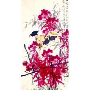 艺术品图片：艺术家任清宇国画作品名称《【一枝浓艳】作者任清宇》价格28800.00 元