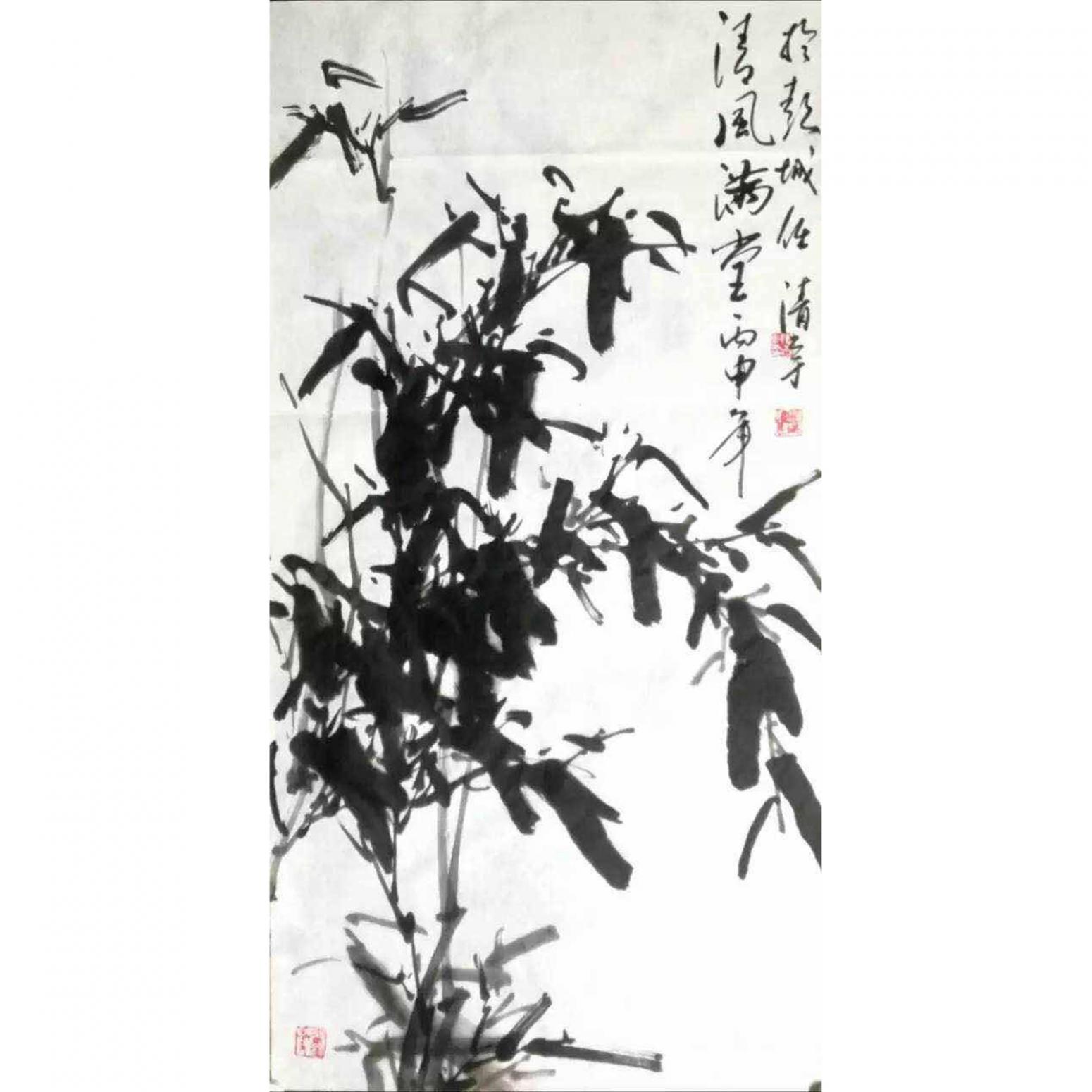 任清宇国画作品《【清风满堂】作者任清宇》