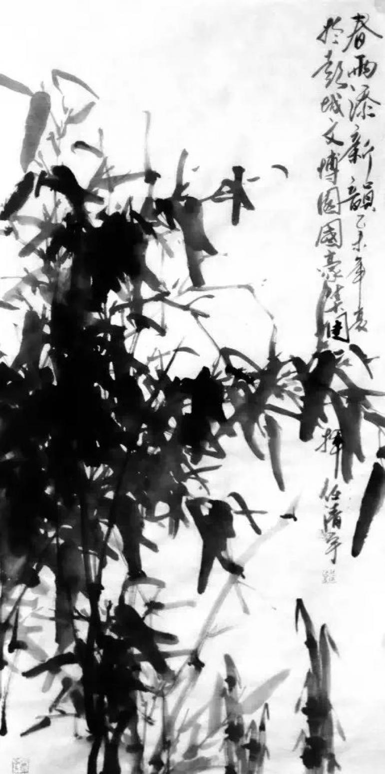 任清宇国画作品《【春雨添拳头】作者任清宇》【图0】