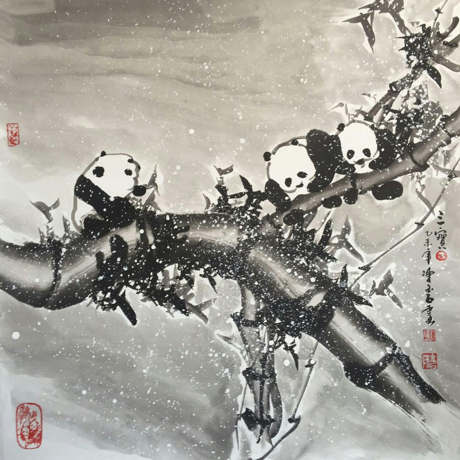 陈金石国画作品《【三宝】作者陈金石》【图0】