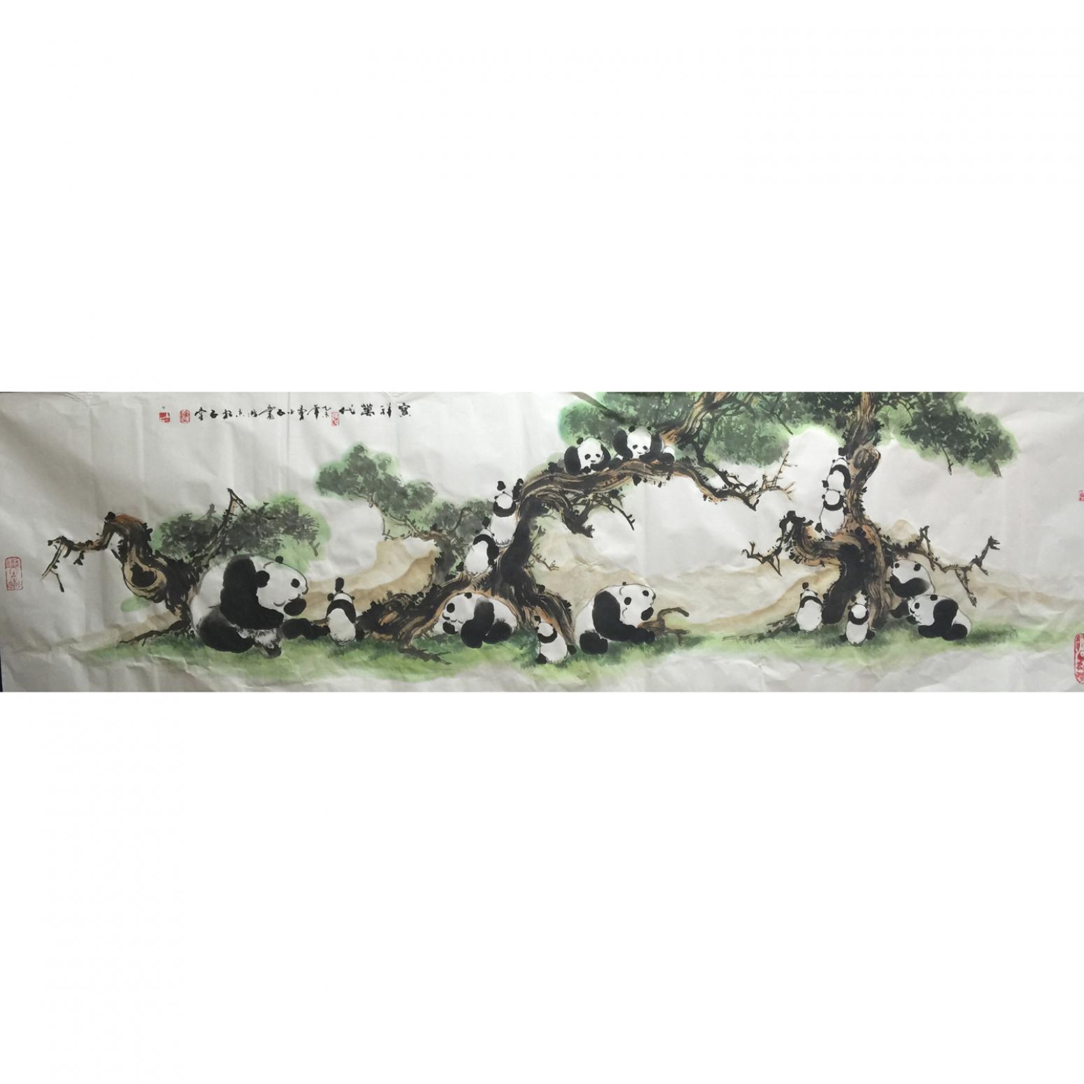 陈金石国画作品《【宝祥万代】作者陈金石》