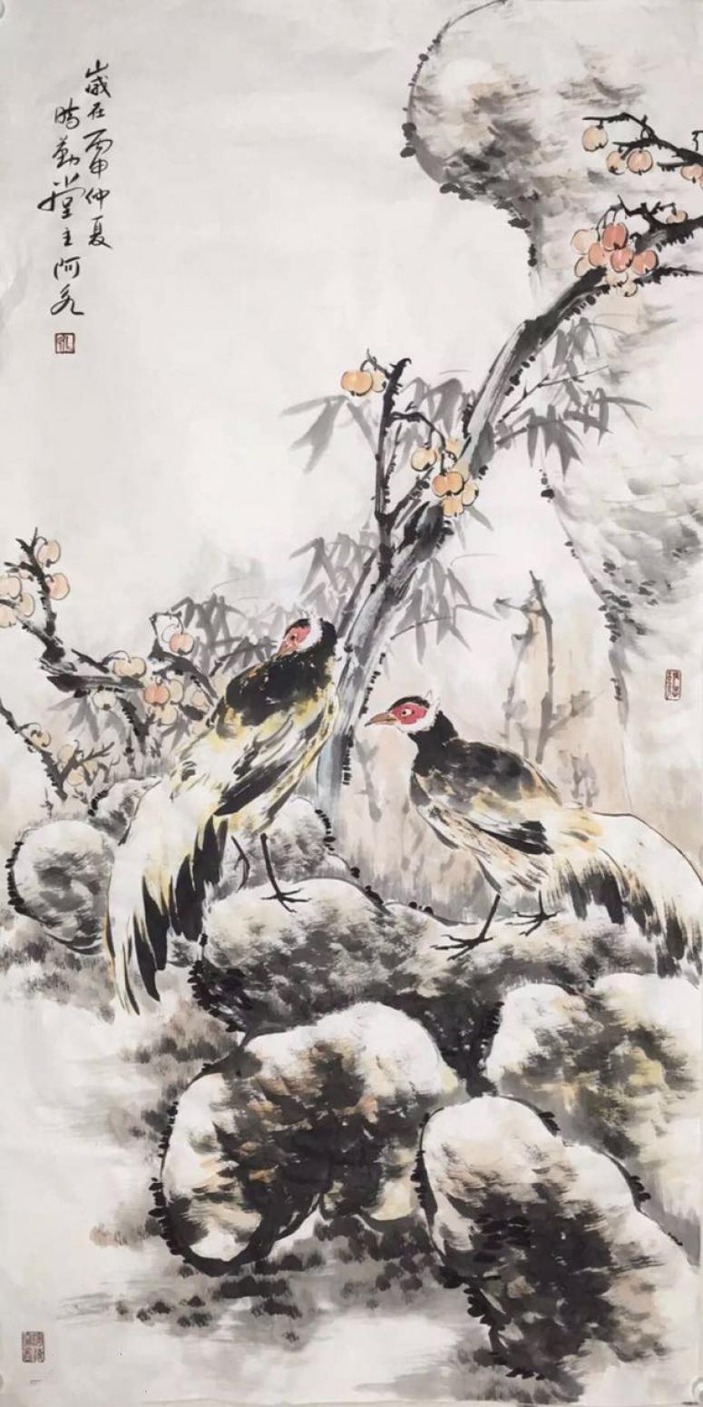 王君永国画作品《【花鸟图5】作者王君永》【图0】