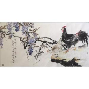 王君永国画作品《【紫气东来吉祥如意】作者王君永》价格1152.00元