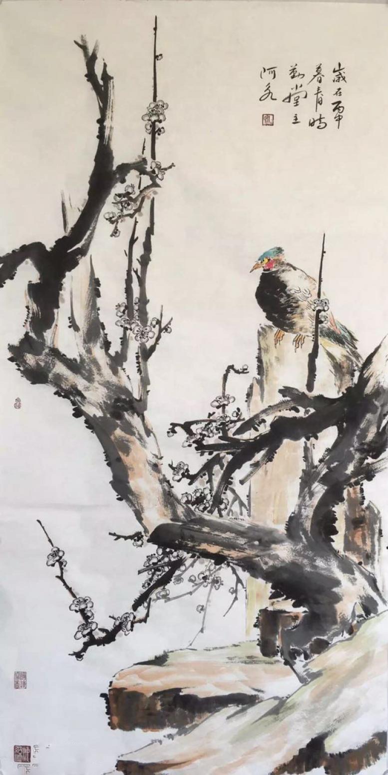 王君永国画作品《【梅花6】作者王君永》【图0】