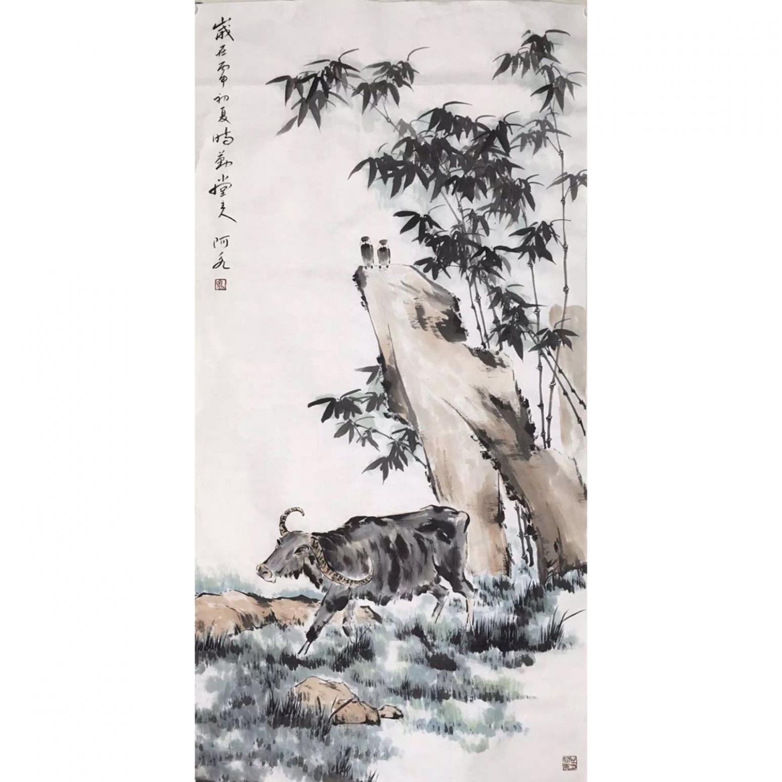 王君永国画作品《【花鸟图7】作者王君永》