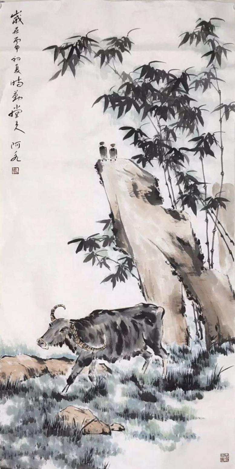 王君永国画作品《【花鸟图7】作者王君永》【图0】