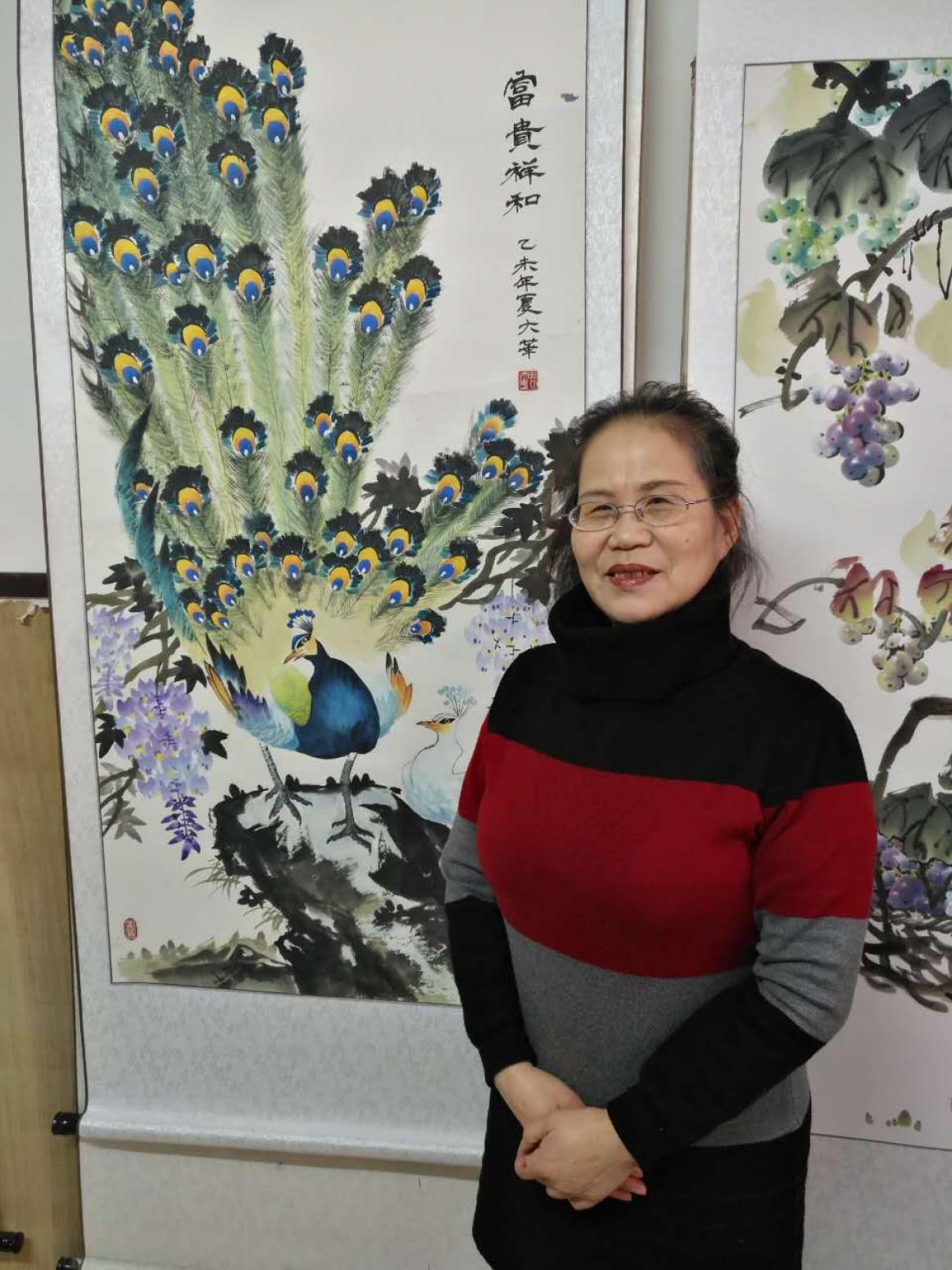 吉大华国画作品《【富贵祥和】作者吉大华》【图1】