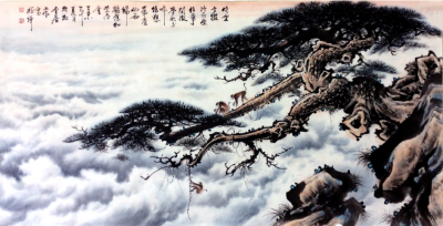 罗树辉日记-前些年，为了更近距离地观察和研究松树的生长规律和生长态势，师法自然，我专门去瞭黄【图3】