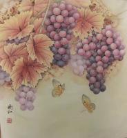 艺术家周卫红日记:新作三幅，一个系列，《庆丰收》68*68【图0】