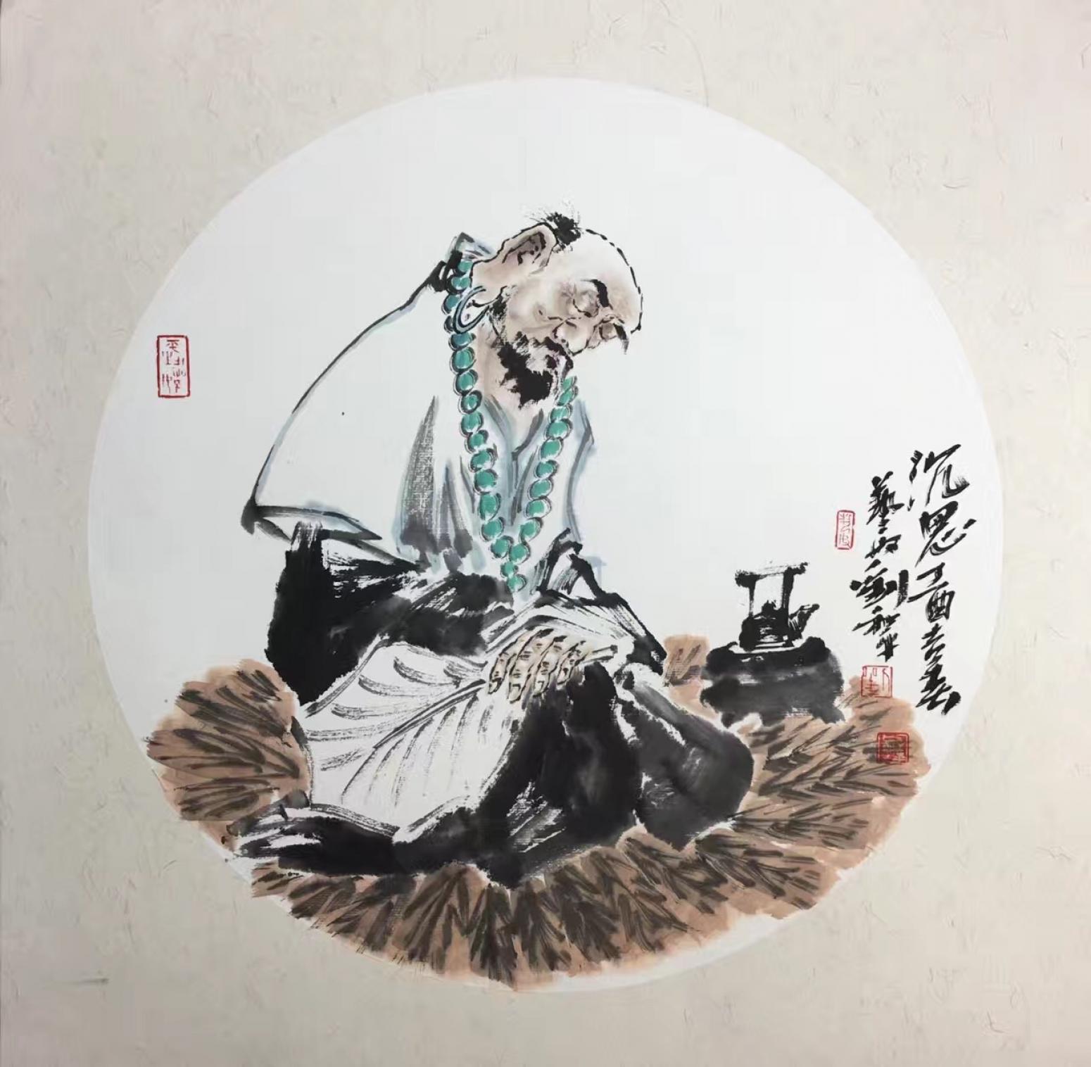 刘和平文玩杂项作品《沉思》