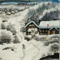 艺术家吉大华日记:新作瑞雪兆丰年【图1】