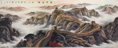 周卫红日记-小八尺长城雄风！97x240cm。【图2】