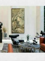 艺术家李亚南日记:新作：探梅图    尺寸150cm x70cm【图0】