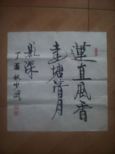 黄少武日记-书法作品【图4】