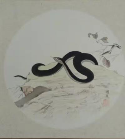 蔡国英日记-小写意又称半工半写或兼工带写，是介于工笔画和大写意画之间的画种，它兼有工笔画和大【图2】