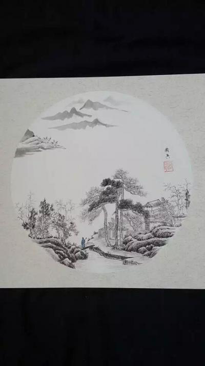 蔡国英日记-小写意又称半工半写或兼工带写，是介于工笔画和大写意画之间的画种，它兼有工笔画和大【图7】