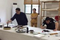 艺术家尚建国生活:在西安终南山创作基地戏笔品茶【图2】