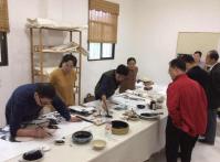 艺术家尚建国生活:在西安终南山创作基地戏笔品茶【图1】