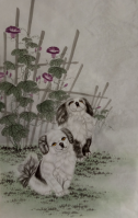 艺术家石海博日记:精致的手绘小狗狗，总有一款挑逗你！【图1】