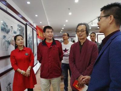 尚建国生活-在西安曲江汉上至尊酒业集团画展掠影【图2】