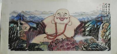 尚建国生活-在西安曲江汉上至尊酒业集团画展掠影【图4】