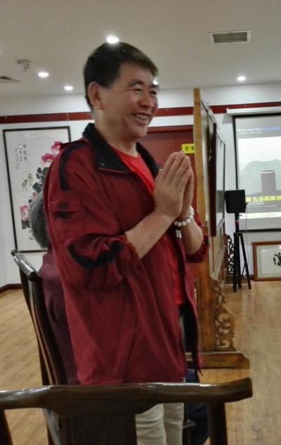 尚建国生活-在西安曲江汉上至尊酒业集团画展掠影【图7】