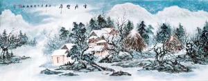艺术品图片：艺术家刘慧敏国画作品名称《雪兆年丰》价格1680.00 元