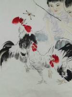 艺术家赵志民日记:戏鹅图，童趣，令人回味的美好时光【图1】