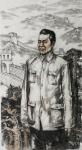 赵国毅日志-今天为中国长城学会画第一任会长习仲勋像【图1】