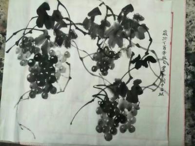 徐如茂日记-阳光艺术中心徐如茂先生花鸟研修班，这些大专生很专注。【图4】