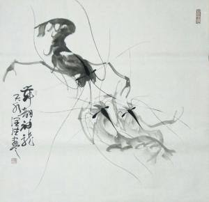艺术品图片：艺术家胡小炜（润德）国画作品名称《舞韵神龙》价格4000.00 元