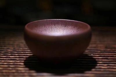 呈祥建盏日记-【作者】黎跃龙
【品名】金龙玉毫
【规格】8.5 x 5.5 cm
【制作【图1】